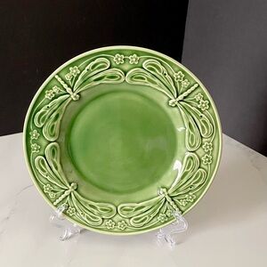 Green Dragonfly Salad Plate - Bordallo Pinheiro